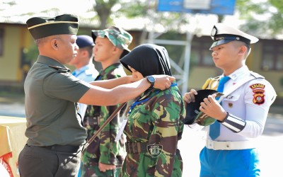 DANDIM 1304 GORONTALO ,MEMBUKA SECARA RESMI LATIHAN DASAR KEDISPLINAN DAN KEPEMIMPINAN CALON TARUNA/I SMAT WIRA BHAKTI ANGK XXIII TAHUN 2024