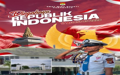 HUT RI KE-81, SMAS TERPADU WIRA BHAKTI GORONTALO KOBARKAN SEMANGAT GENERASI MUDA YANG BERKARAKTER, DISIPLIN, DAN SIAP MENGABDI