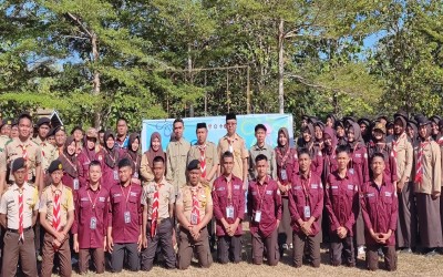 PENERIMAAN TAMU AMBALAN DAN PELANTIKAN  PENEGAK BANTARA–LAKSANA  WUJUDKAN PRAMUKA BERKARAKTER DAN BERTANGGUNG JAWAB